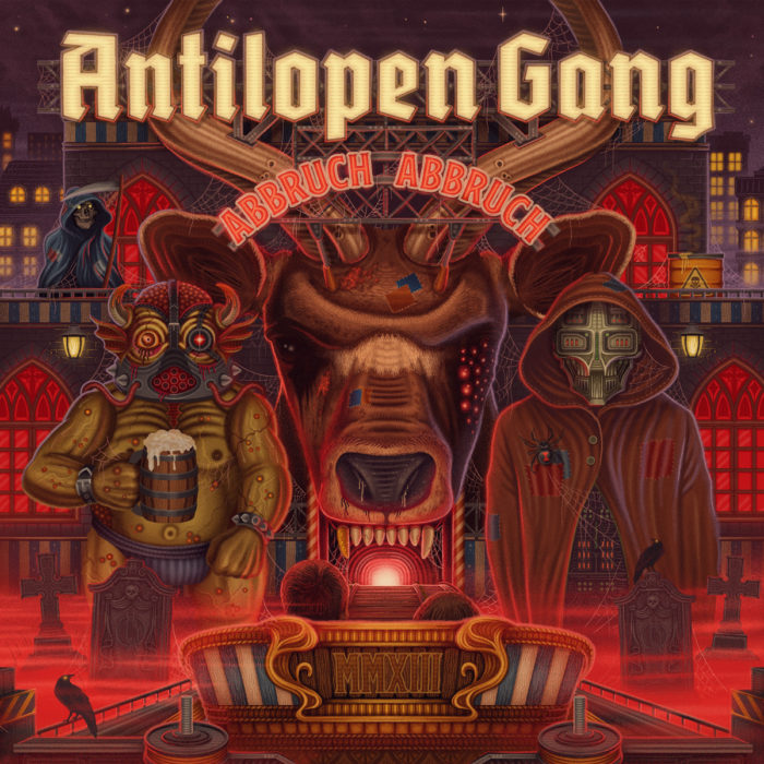 Cover des Albums "Abbruch Abbruch" der Antilopen Gang