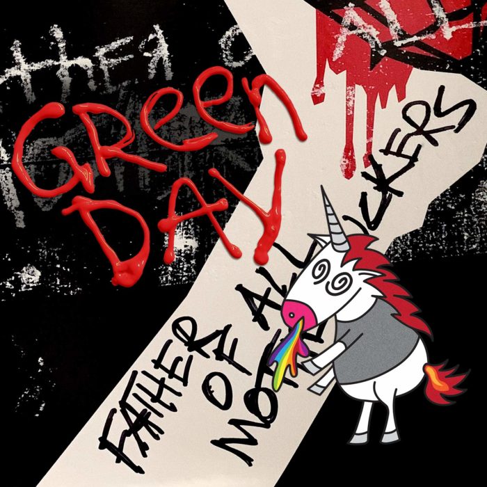 Zensiertes Cover von Green Days "Father Of All..."