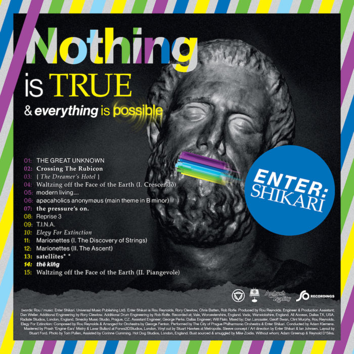 Cover von Enter Shikaris sechstem Album "Nothing Is True & Everything Is Possible"