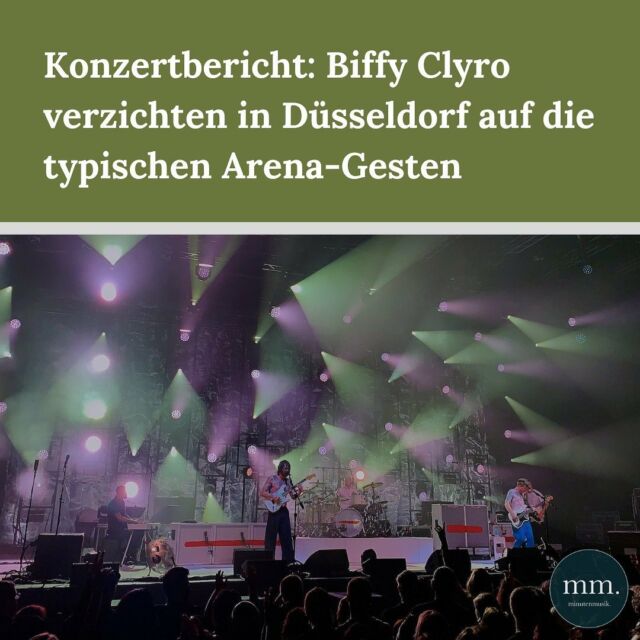 In den Arenen sind @biffy_clyro mit ihrem krummen Alternative-Rock längst angelangt. Wirklich den Konventionen solch riesiger Produktionen möchten sich die Schotten aber nicht beugen. Auch in der Düsseldorfer @meh_dus Gestern verzichtete die Band auf die typischen Arena-Gesten. Ein paar Eindrücke gibt es noch in unserer Story und den gesamten Konzertbericht von Autor Jonas (@ncht_brn) über den Link in der Bio!  #biffyclyro #monthebiff #biffyfuckingclyro #biffyclyrolive 📸: @ncht_brn