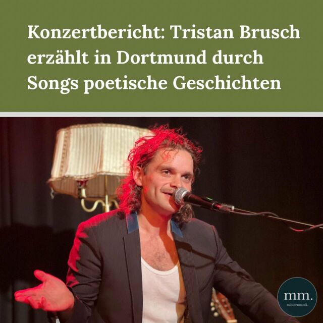 Auch wenn „Liedermacher“ nicht so cool klingt wie „Singer/Songwriter“, gehört Tristan Brusch (@tristanbrusch) zweifelsohne zur ersten Kategorie. Von dem eher negativ behafteten Deutsch-Pop-Klischee ist er meilenweit entfernt. Verwechseln kann man ihn also nicht, wie auch sein zwar sehr schwermütiges, aber gleichzeitig guttuendes Konzert im FZW (@fzw_concert) in Dortmund beweist. Autor Christopher (@callmefili) war am Samstag dabei und hat seine Eindrücke notiert. Zu finden im Bericht, der sich hinter dem Link in unserer Bio verbirgt.  #tristanbrusch #amrest #fzw #dortmund #fzwdortmund #konzertbericht  📸: Christopher