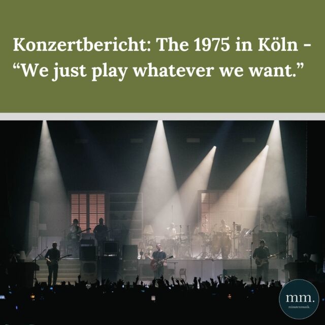 Gestern spielten @the1975 das vorletzte Konzert ihrer „Still at their very best“-Tour in Köln und beschenkten ihre Fans mit einer wahrlich ungewöhnlichen und besonderen Show. Jonas (@ncht_brn) berichtet: Link in Bio!  #the1975 #the1975cologne #stillsttheirverybest 📸: @jordhughesphoto