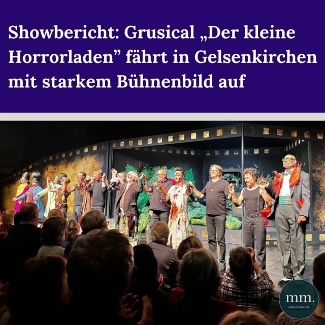 Das Musiktheater im Revier (@musiktheaterimrevier) hat die Halloween-Saison eröffnet: Mit „Der kleine Horrorladen“ gibt es einen kultigen Klassiker auf der Gelsenkirchener Bühne. Autor Christopher (@callmefili) hat die fleischfressende Pflanze Audrey II besucht und seine Eindrücke verschriftlicht. Schaut doch auf unserer Website und dann im Theater vorbei. Link in der Bio.

#musiktheaterimrevier #mirgelsenkirchen #gelsenkirchen #derkleinehorrorladen #littleshopofhorrors #musical

📸: Christopher Filipecki